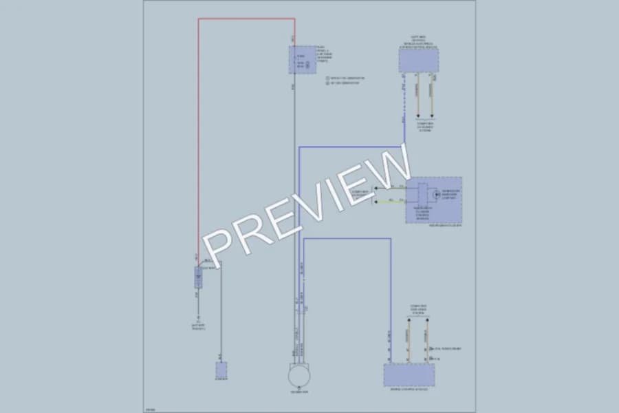 2012 Volkswagen 4D Wagon Starting Charging wiring diagram preview with protected circuit layout