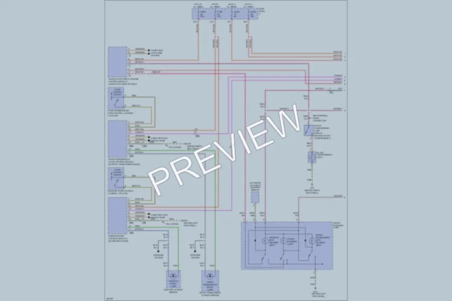 2012 Volkswagen GTI Interior Lights wiring diagram preview