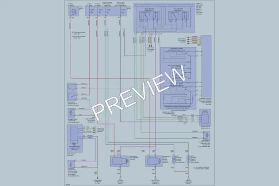 2012 Volkswagen GTI Wiper Washer wiring diagram preview