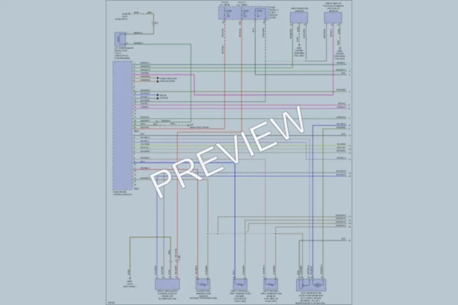 2012 Volkswagen Golf Air Conditioning wiring diagram preview