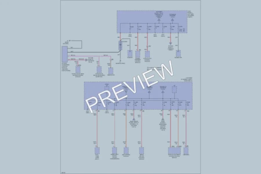 2012 Volkswagen Golf Power Distribution wiring diagram preview