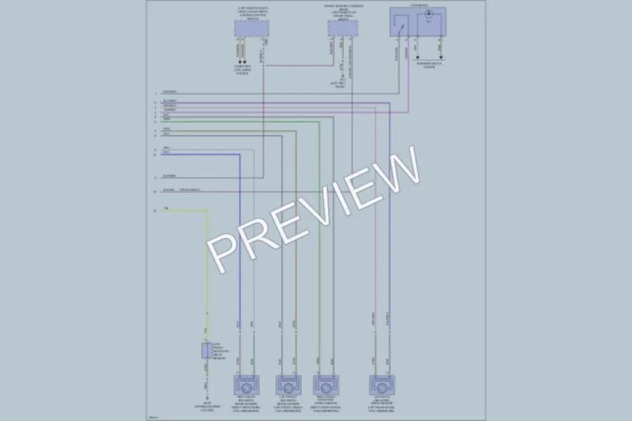 2012 Volkswagen GolfR Anti Lock Brakes wiring diagram preview