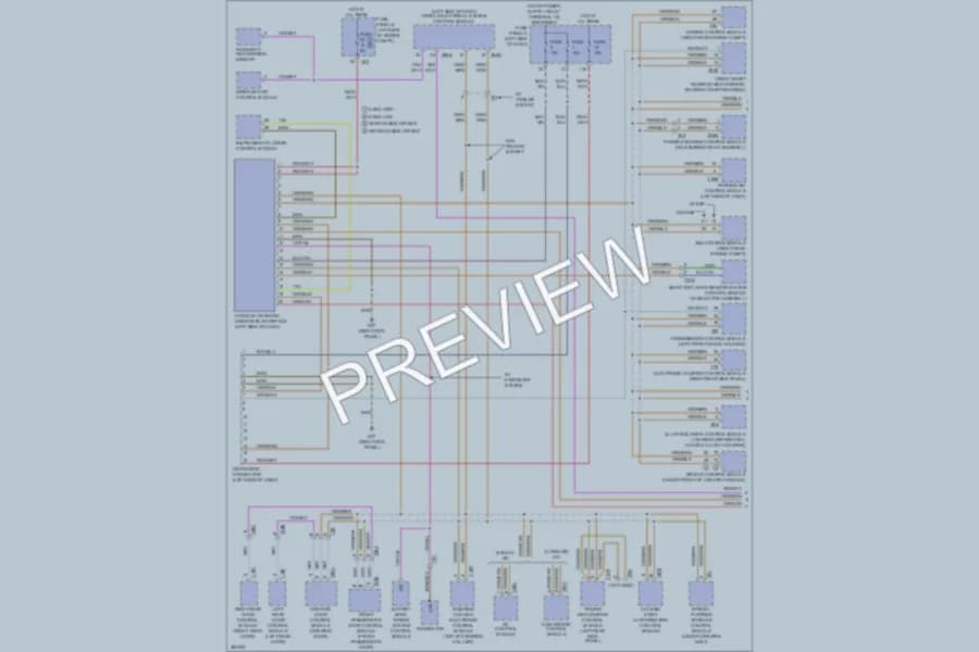 2012 Volkswagen GolfR Computer Data Lines wiring diagram preview