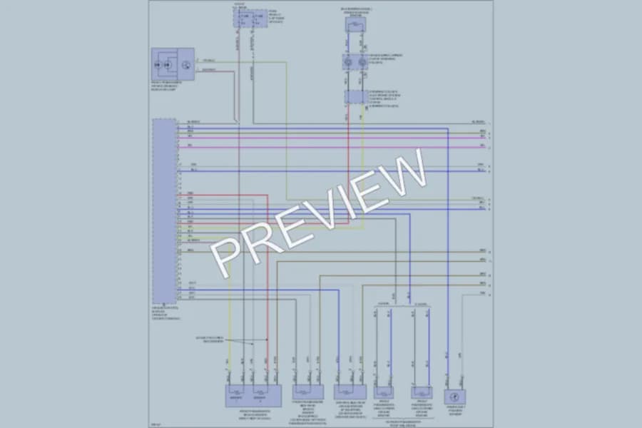2012 Volkswagen GolfR Supplemental Restraints wiring diagram preview
