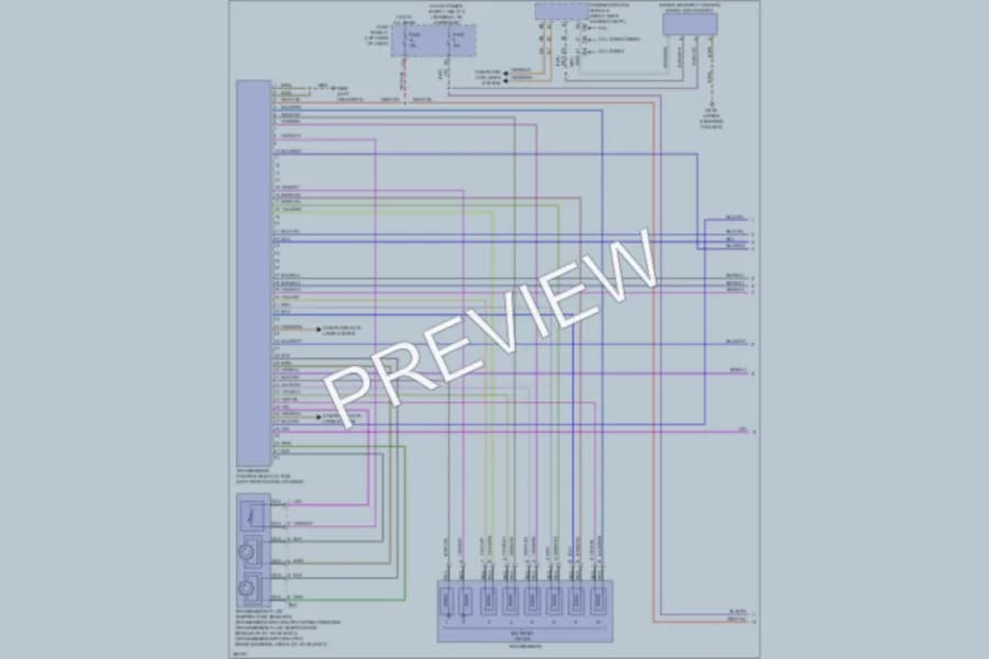 2012 Volkswagen GolfR Transmission wiring diagram preview