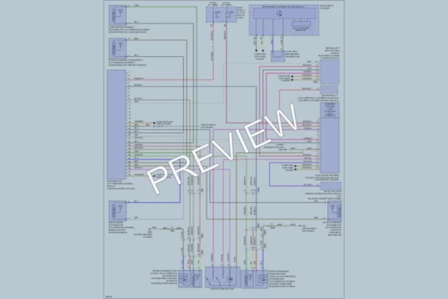 2012 Volkswagen Passat Anti Theft wiring diagram preview