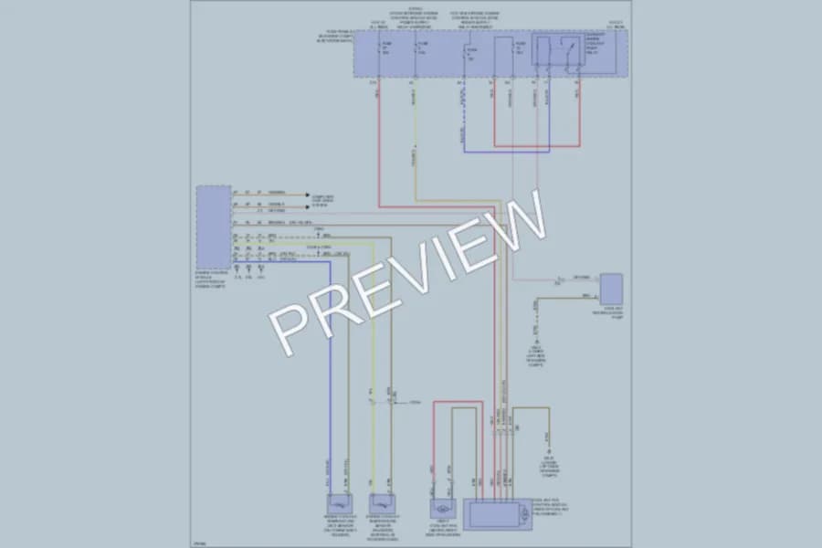 2012 Volkswagen Passat Cooling Fan wiring diagram preview