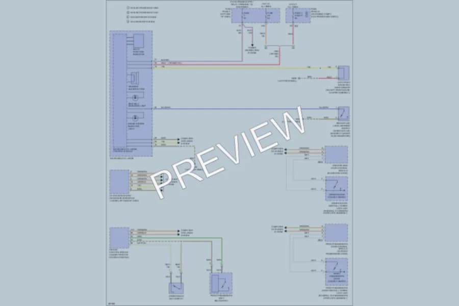 2012 Volkswagen PassatCC Warning Systems wiring diagram preview