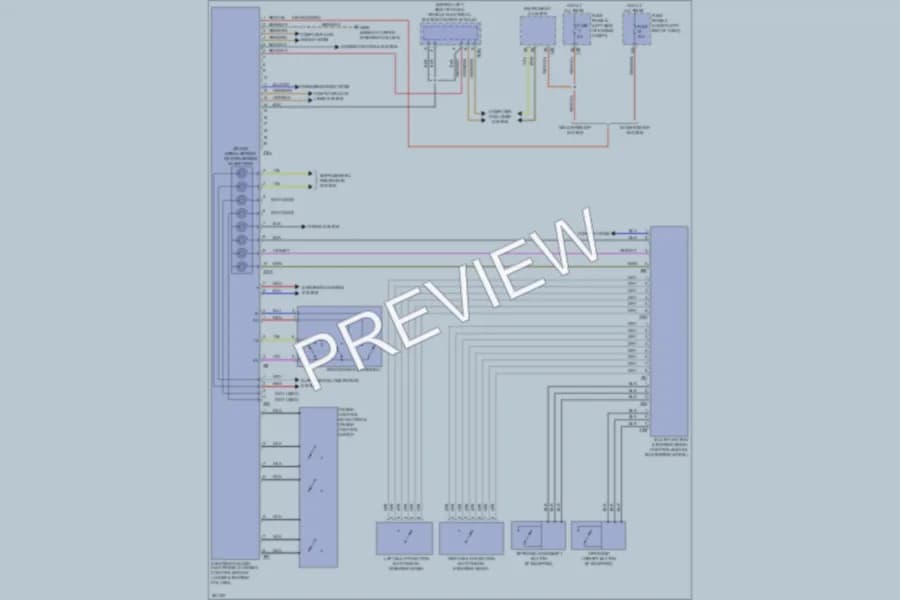 2012 Volkswagen Tiguan Body Control Modules wiring diagram preview