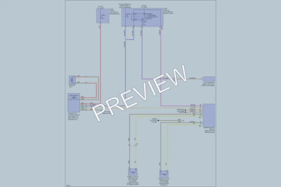 2012 Volkswagen Tiguan Cooling Fan wiring diagram preview