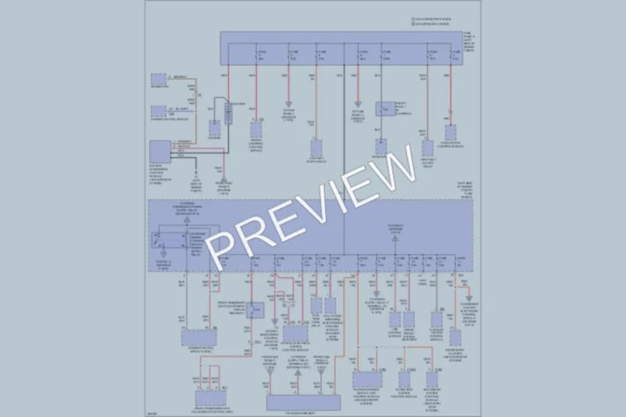 2012 Volkswagen Tiguan Power Distribution wiring diagram preview