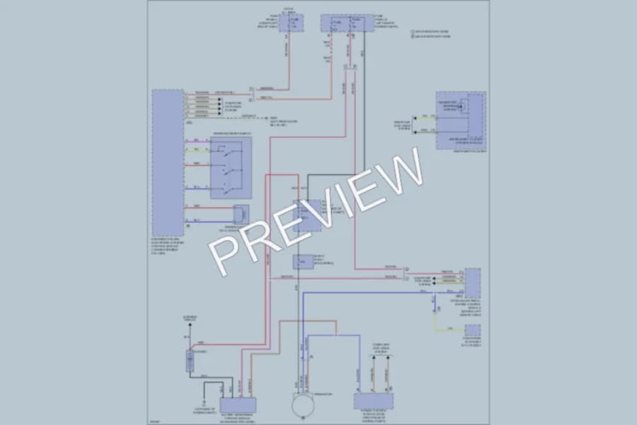 2012 Volkswagen Tiguan Starting Charging wiring diagram preview