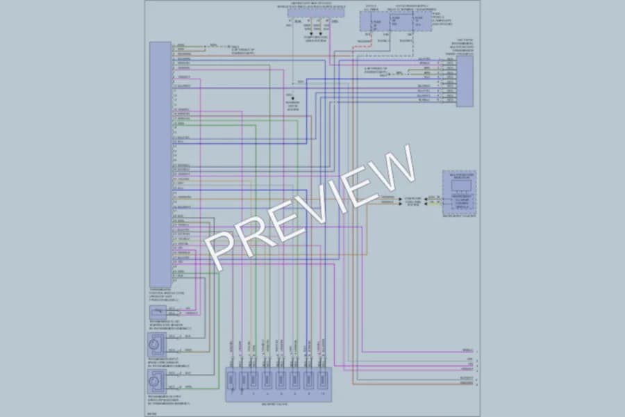 2012 Volkswagen Tiguan Transmission wiring diagram preview