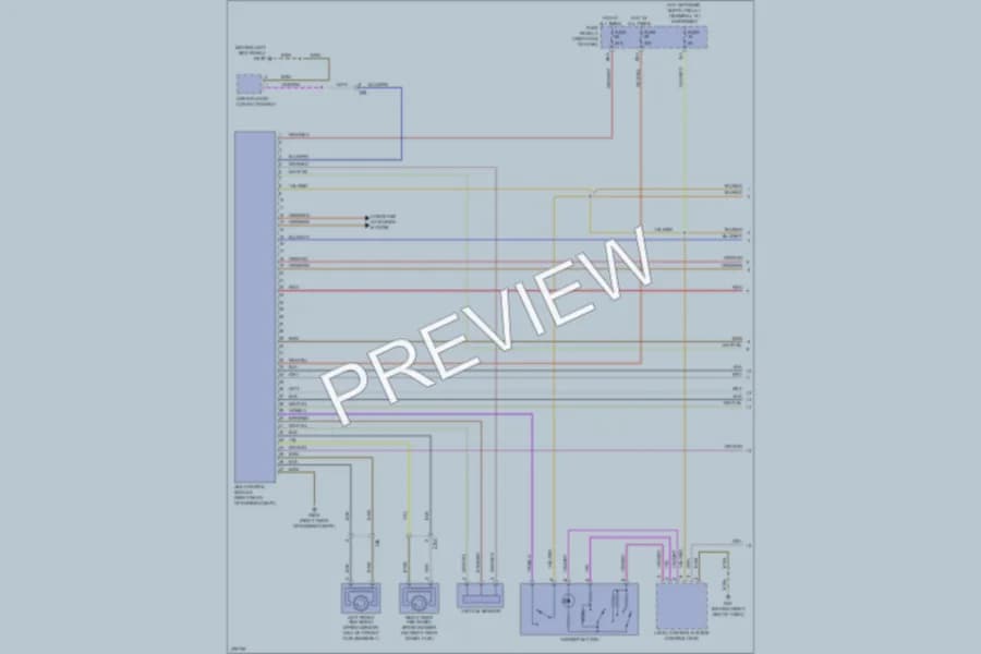 2012 Volkswagen Touareg Anti Lock Brakes wiring diagram preview