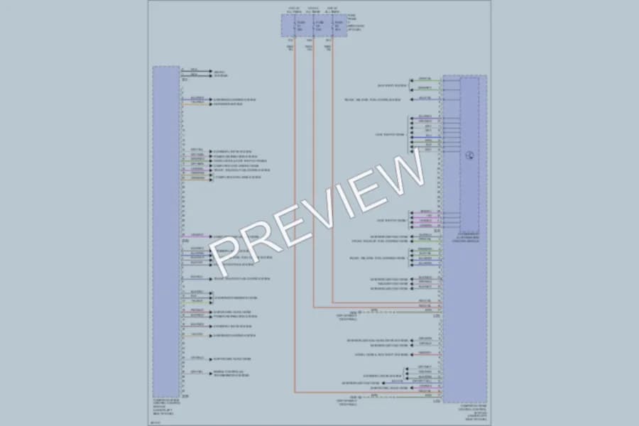 2012 Volkswagen Touareg Body Control Modules wiring diagram preview
