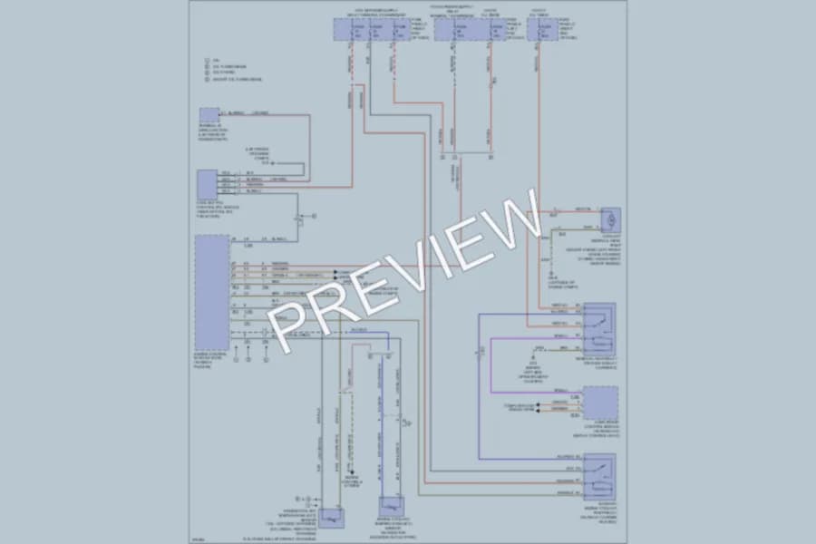 2012 Volkswagen Touareg Cooling Fan wiring diagram preview