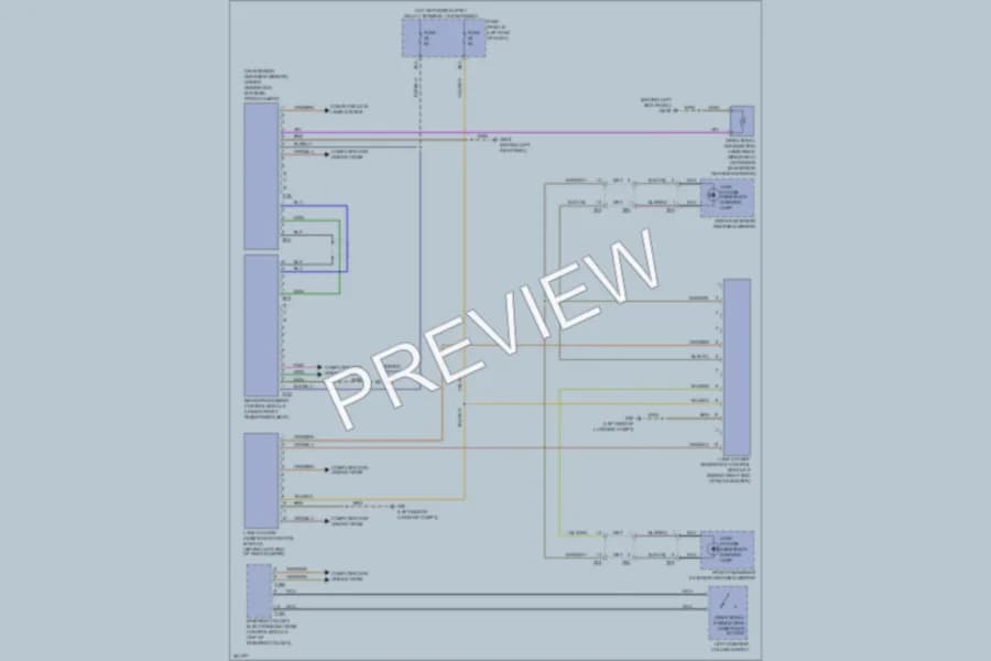 2012 Volkswagen Touareg Navigation wiring diagram preview