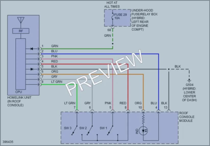 2013 Acura ILXHybrid Navigation wiring diagram preview