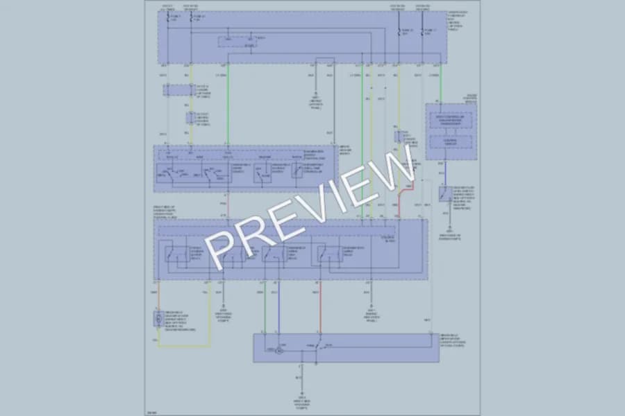 2013 Acura MDX Wiper Washer wiring diagram preview