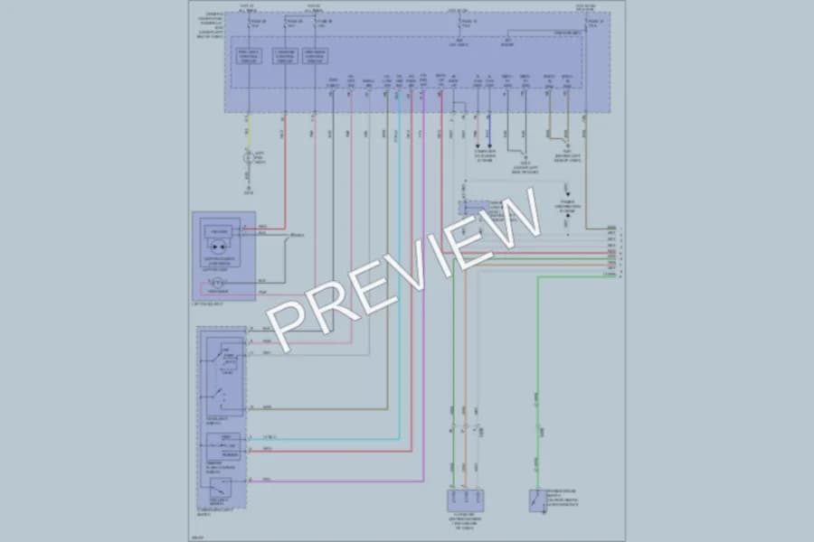 2013 Acura TL Headlights wiring diagram preview