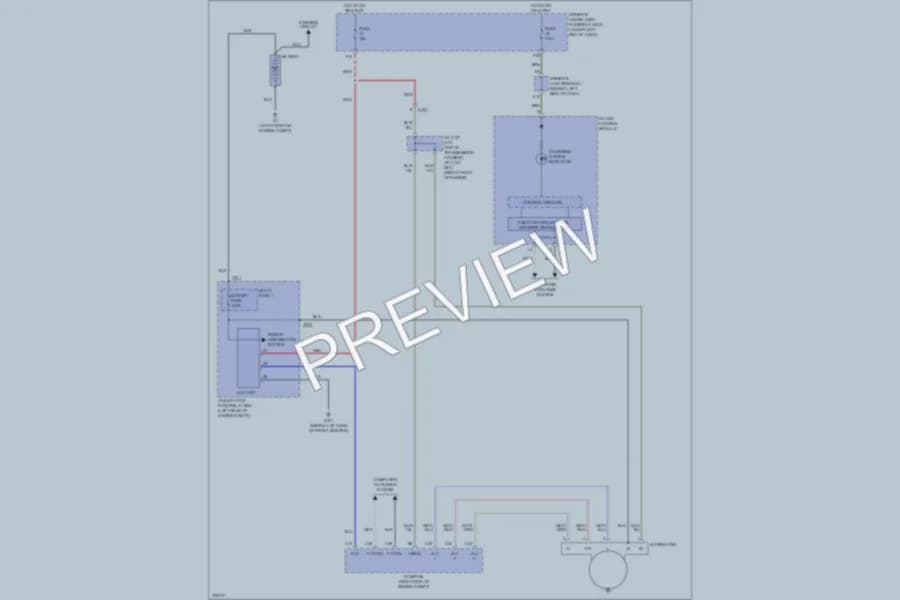 2013 Acura TL Starting Charging wiring diagram preview