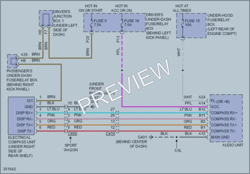 2013 Acura TSX Navigation wiring diagram preview