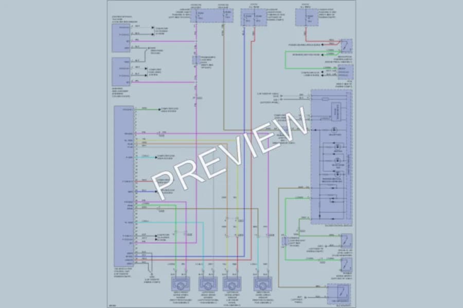 2013 Acura ZDX Anti Lock Brakes wiring diagram preview