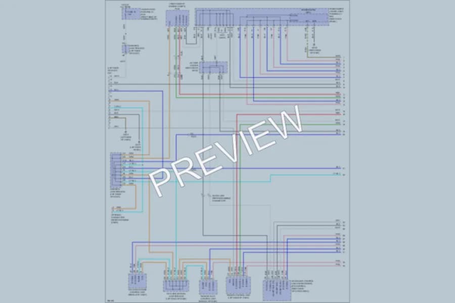 2013 Acura ZDX Computer Data Lines wiring diagram preview