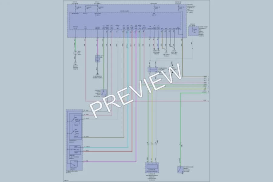 2013 Acura ZDX Headlights wiring diagram preview