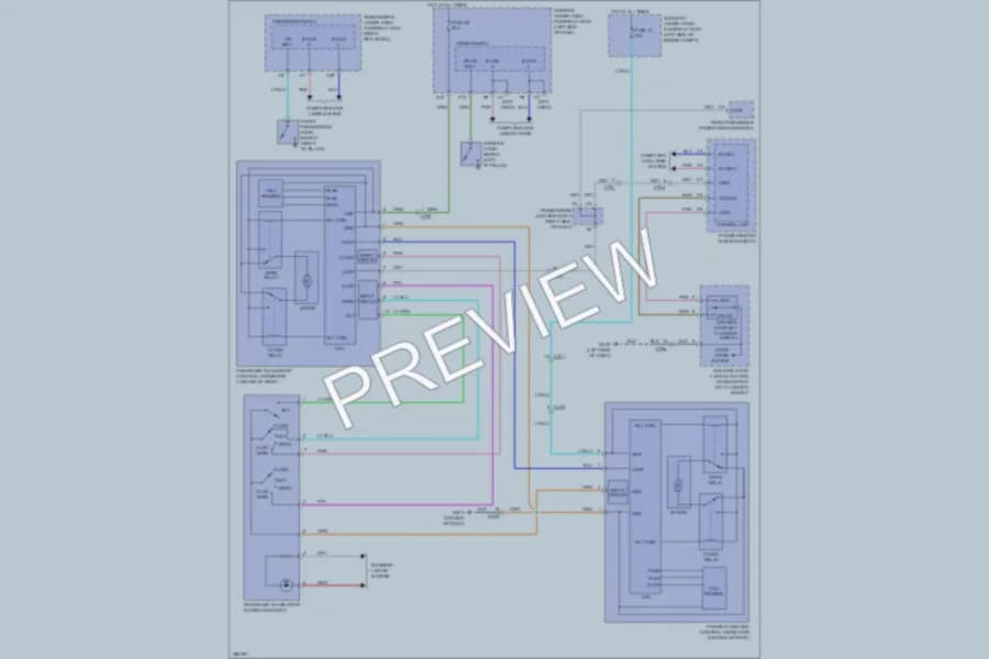 2013 Acura ZDX Power Top Sunroof wiring diagram preview