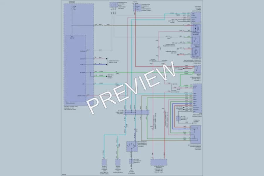 2013 Acura ZDX Shift Interlock wiring diagram preview