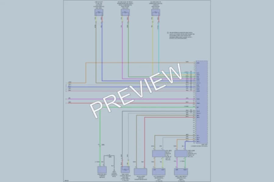 2013 Acura ZDX Supplemental Restraints wiring diagram preview