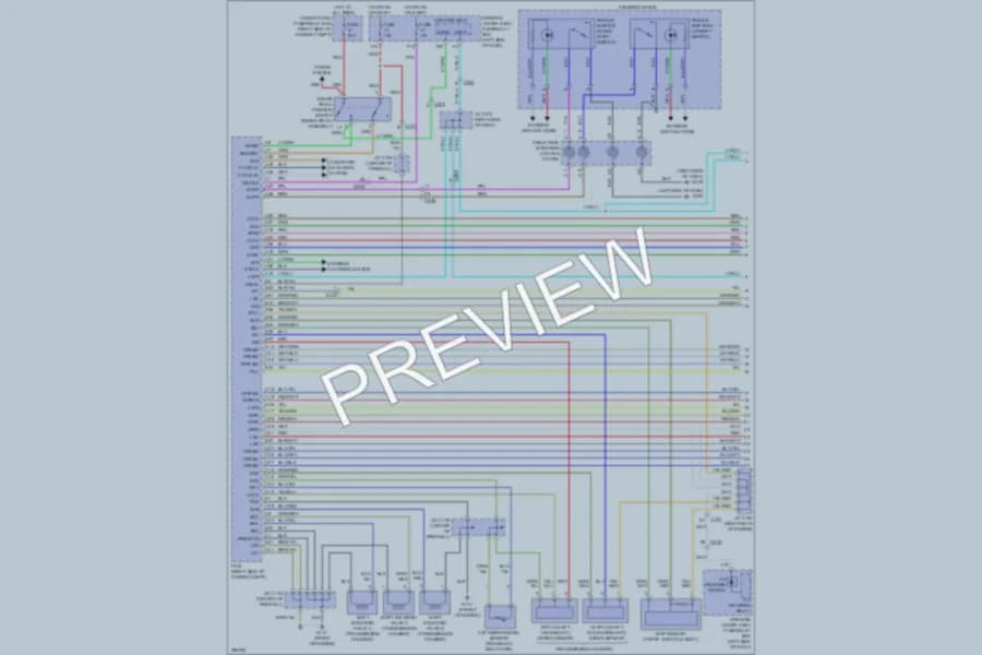 2013 Acura ZDX Transmission wiring diagram preview