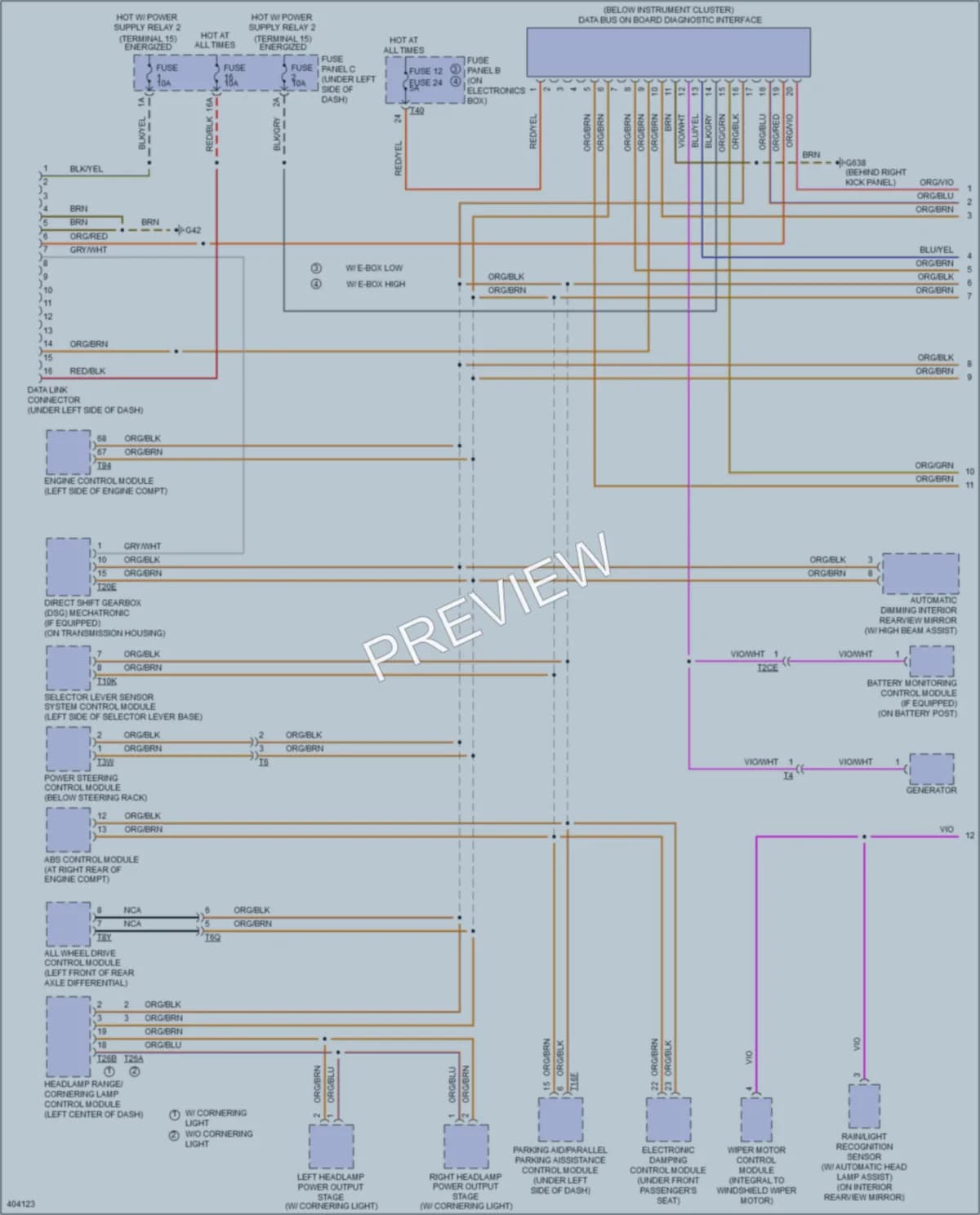 2013 Audi A3 Computer Data Lines wiring diagram preview