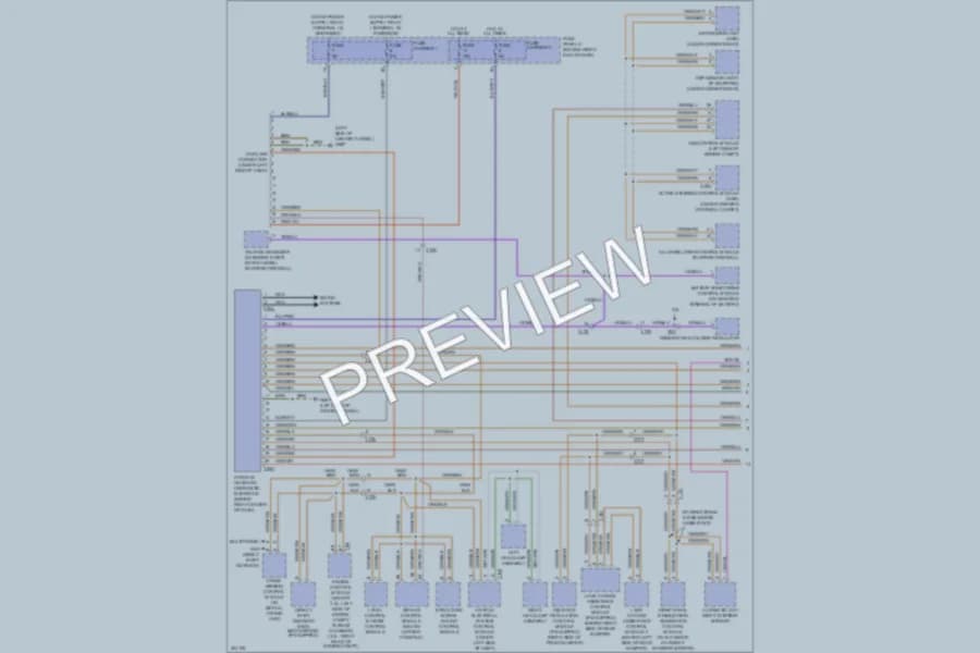2013 Audi A4 Computer Data Lines wiring diagram preview
