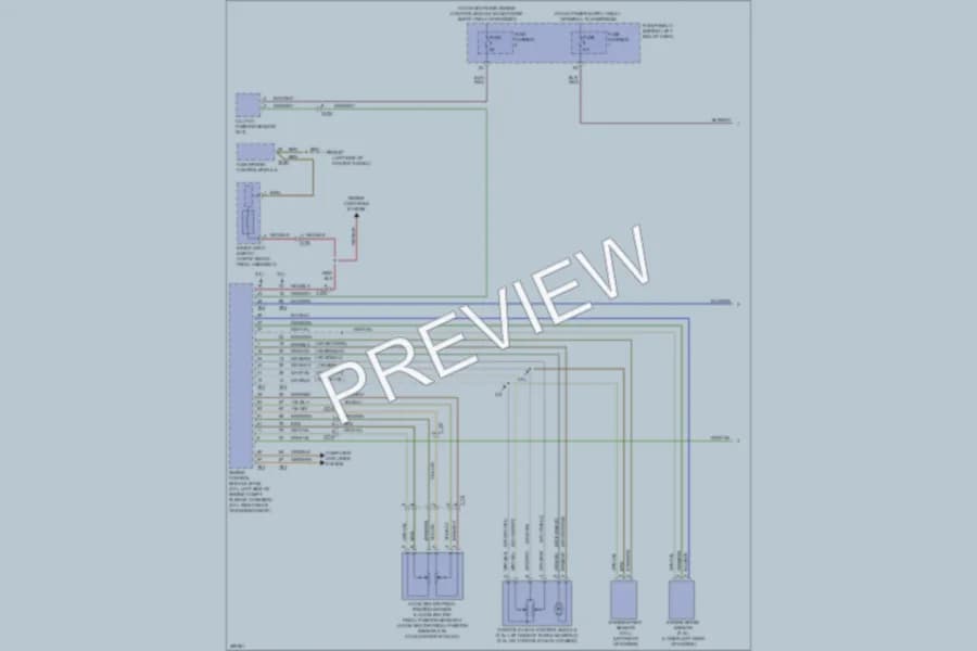 2013 Audi A4 Cruise Control wiring diagram preview