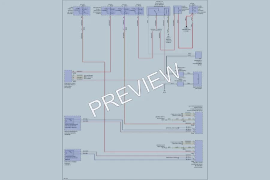 2013 Audi A4 Defoggers wiring diagram preview