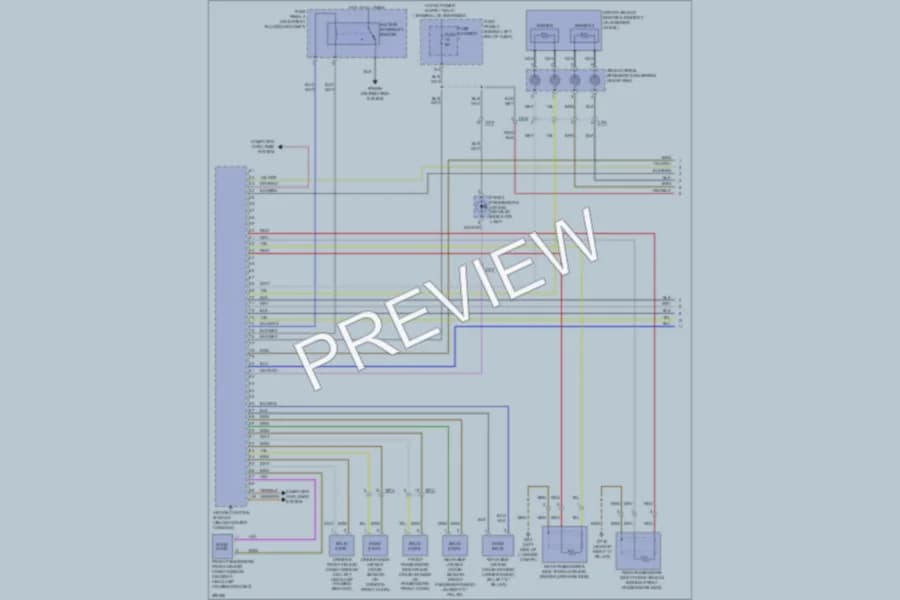 2013 Audi A4 Supplemental Restraints wiring diagram preview