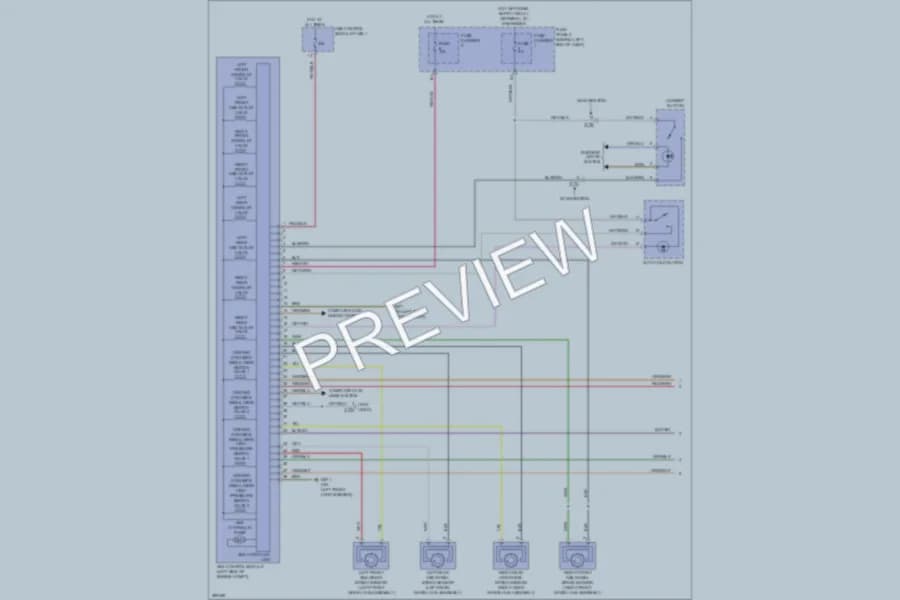 2013 Audi A4allroad Anti Lock Brakes wiring diagram preview