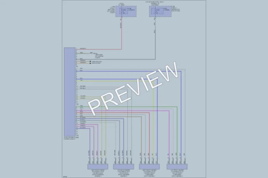 2013 Audi A4allroad Electronic Suspension wiring diagram preview