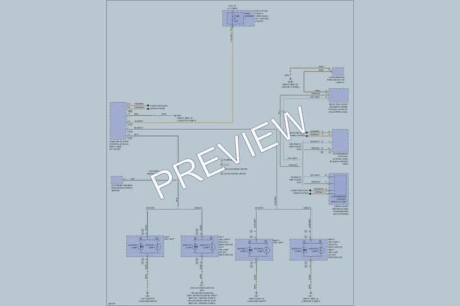 2013 Audi A4allroad Exterior Lights wiring diagram preview