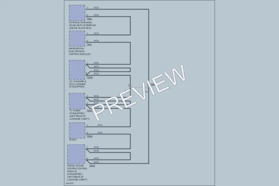 2013 Audi A5 Radio wiring diagram preview