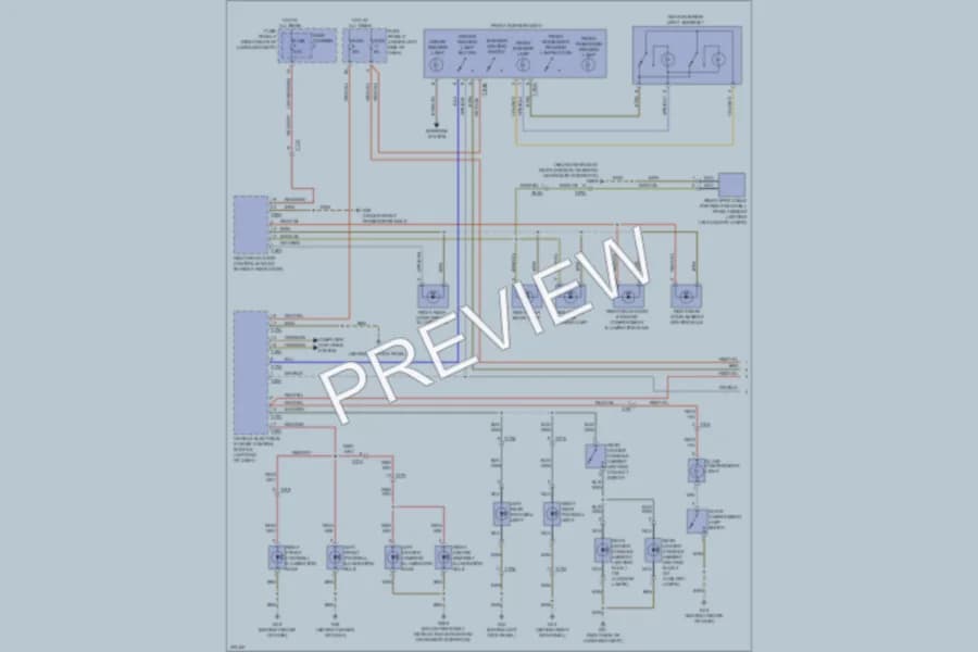 2013 Audi A6 Interior Lights wiring diagram preview
