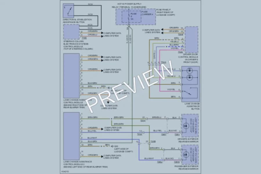 2013 Audi A6 Navigation wiring diagram preview