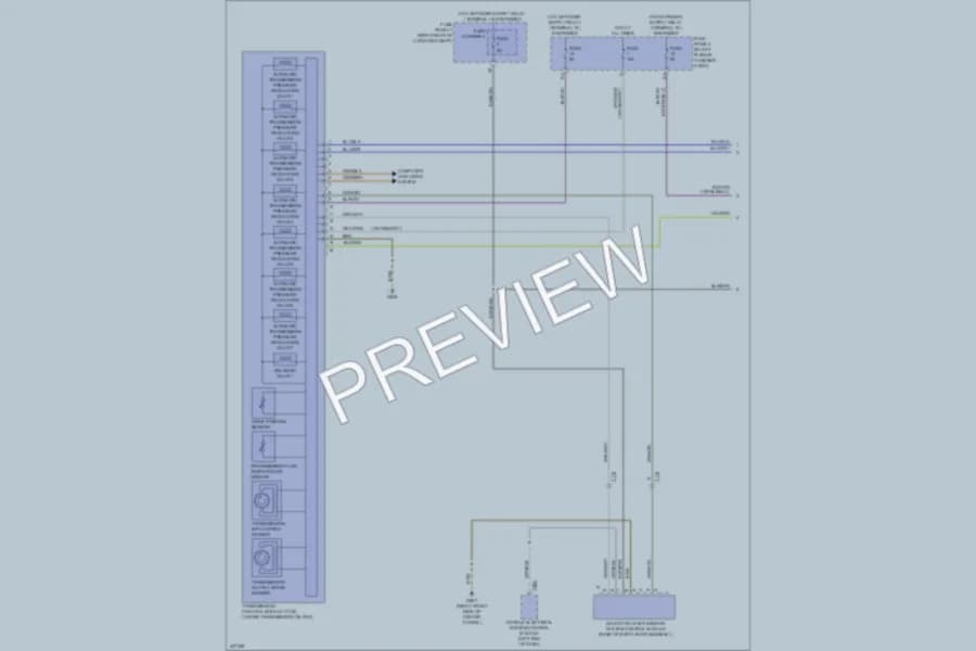 2013 Audi A6 Transmission wiring diagram preview