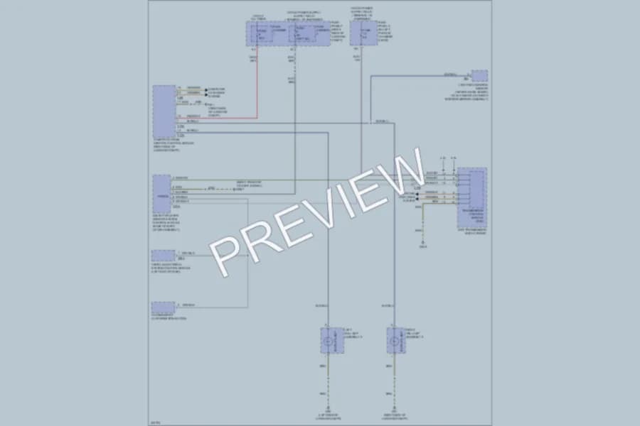 2013 Audi A7 Exterior Lights wiring diagram preview