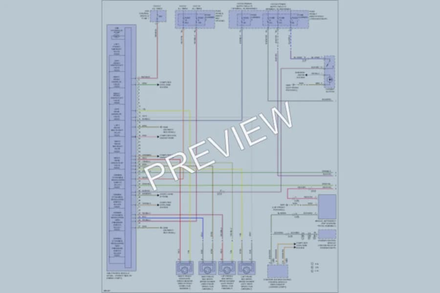 2013 Audi A8 Anti Lock Brakes wiring diagram preview