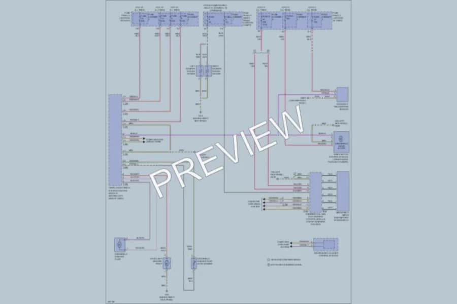 2013 Audi A8L Wiper Washer wiring diagram preview
