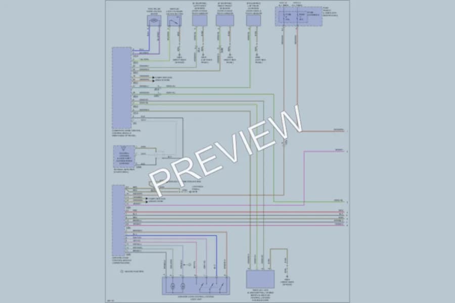 2013 Audi Q5 Power Door Locks wiring diagram preview