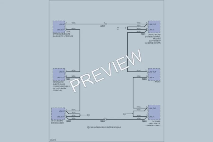 2013 Audi Q5 Radio wiring diagram preview
